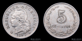 Argentina. 5 Centavos 1897. CJ 131