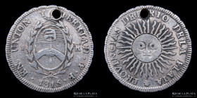 Provincias Unidas. 1 Real 1815 F. CJ 14.1.3