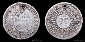 Provincias Unidas. 1 Sol 1815 F. CJ 15