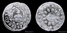 Argentina. Cordoba. 1 Real 1841 PNP. CJ 30.1.30