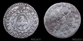 Argentina. Cordoba. 1 Real 1841 JPP. CJ 35.1.17