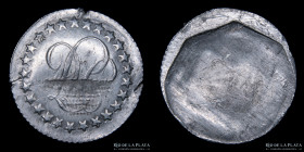 Bolivia. 1848-55. Cliche de Boton con monograma. RTB 198