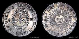 Argentina. La Rioja. 8 Reales 1827 P. Falsa Catalogada. CJ F 29.1