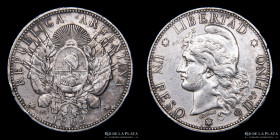 Argentina. 1 Peso 1882 Patacon. CJ 13.1.1