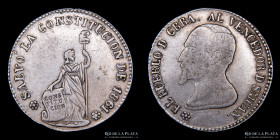 Bolivia. 1861. 4 Soles. Medalla Monetaria. Cochabamba. RTB 228