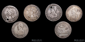 Bolivia. 1863. Lote x3. Cochabamba y Potosi al Presidente Acha. RTB 230 234 y 237