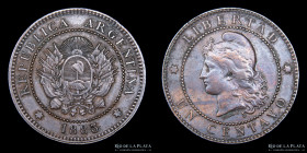 Argentina. 1 Centavo 1883. CJ 39