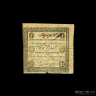 Argentina. Buenos Aires. 1 Peso Moneda Corriente 1844. Ps384a Rosas