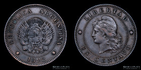 Argentina. 1 Centavo 1892. CJ 47
