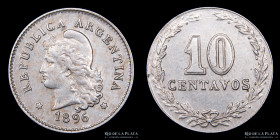 Argentina. 10 Centavos 1896. CJ 90