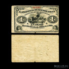 Argentina. Buenos Aires. 1 Peso Moneda Corriente 1869. Ps481a