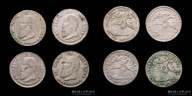 Bolivia. 1865. 1/16 de Melgarejo. Lote x4. RTB 268 a 271