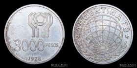 Argentina. 3000 Pesos 1978. CJ 298.1