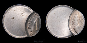 Argentina. Error. 10 Centavos 195X. Muy descentrada