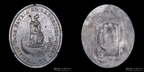 Bolivia. 1866. La Patria al Cancelario de Sucre. Cliche. RTB 347
