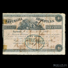 Argentina. Confederacion. 100 pesos 1861 Parana. Ps 223