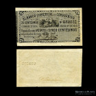 Argentina. Corrientes. 25 Centesimos 1868. P1582