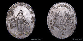Bolivia. 1872. Premio a los Militares de La Paz. RTB Unlisted