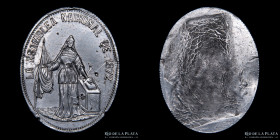 Bolivia. 1872. Premio a los Militares de La Paz. Cliche. R: RTB 398