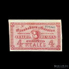 Argentina. Entre Rios. 4 Reales Bolivianos 1867 Remainder. Ps1774r