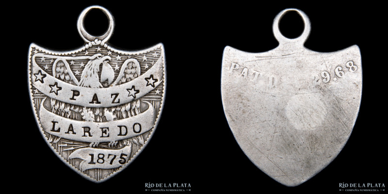 Bolivia. 1875. Paz Laredo. A clasificar. AG; 28mm; 3.53g. RTB Unlisted (VF)

(...
