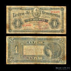 Argentina. Mendoza. 1 Peso 1901. Ps2076