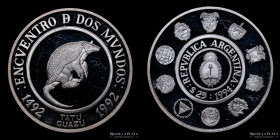 Argentina. 25 Pesos 1994. Tatu Carreta. CJ 10.1.1