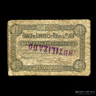 Argentina. Rosario. 1 1/2 Real 1866. Ps1732