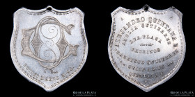 Bolivia. 1894. Medalla Social. Capillo. Plata