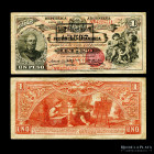 Argentina. Garantidos. Catamarca 1 Peso 1888. Resello 1897. Ps1111b