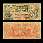 Argentina. Garantidos. Tucuman 1 Peso 1888. Resello 1897. Ps1211b