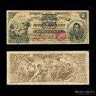 Argentina. Garantidos. Buenos Aires 2 Pesos 1888. Ps1102c