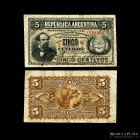 Argentina. Fraccionarios ABN. 5 Centavos 1884. P5