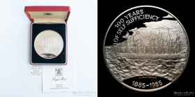 Malvinas. 25 Pounds 1985. Proof KM20