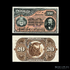 Argentina. Fraccionarios ABN. 20 Centavos 1884. P7a