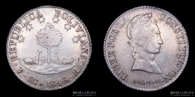 Bolivia. 8 Soles 1846 R. KM103