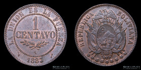 Bolivia. 1 Centavo 1883. KM167