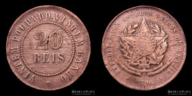 Brasil. 20 Reis 1896. Escasa. KM490