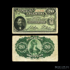 Argentina. Caja Conversion. 20 Centavos 1896. P229a