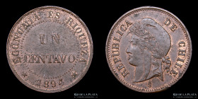 Chile. 1 Centavo 1894. KM146a