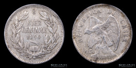 Chile. 10 Centavos 1900/896. KM156.2