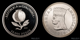 Colombia. 10.000 Pesos 2019. Bicentenario
