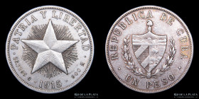 Cuba. 1 Peso 1915. KM15.2