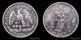 Mexico. 50 Centavos 1885. KM407.7
