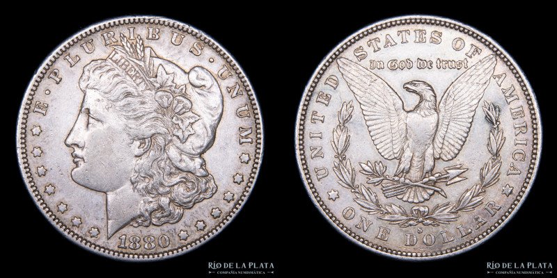 USA. 1 Dollar "Morgan" 1880 S. AG.900; 37.0mm; 26.78g. KM110 (VF+)

Estimate: ...