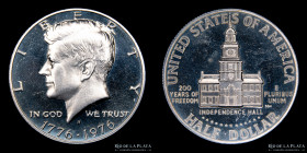 USA. 1/2 Dollar 1976. Bicentennial. Proof Like
