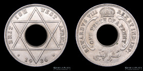Africa Occidental Británica. 1/10 Penny 1936. KM14