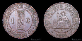 Cochinchina Francesa. 1 Centime 1885. KM3