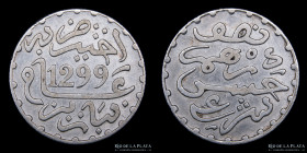 Marruecos. 1/2 Dirham 1882 (AH1299) KMY4