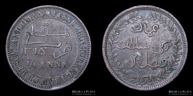Moscato & Oman. 1/4 Anna 1898. KM3.1